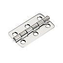 Roca Scharnier aus Edelstahl A4 – 24+24 × 40 mm