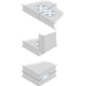 Scharnier 71 x 30mm
