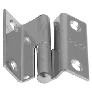 Roca Türscharnier 35 × 40 mm – poliertes Messing oder Edelstahl