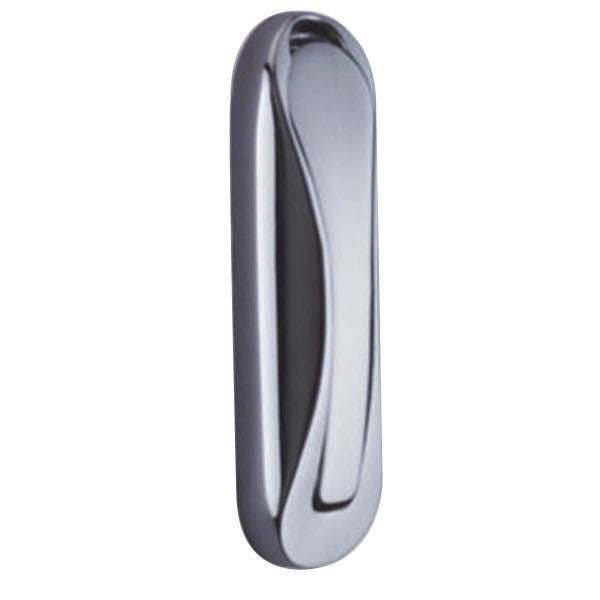 Kleiderhaken Messing verchromt einklappbar B=25mm H=75mm