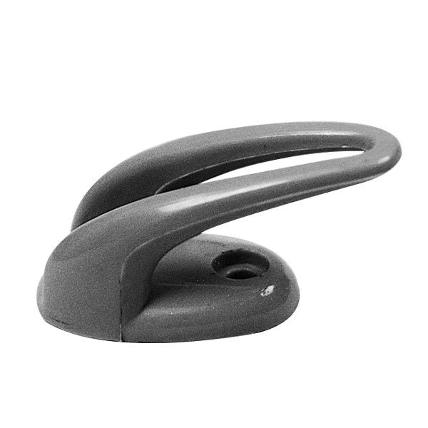 Kleiderhaken Kunststoff schwarz H=50mm B=25mm