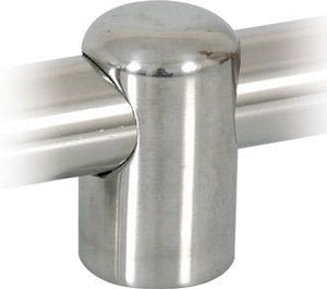 Halterung Relingsrohr Mittelstück rostfreier Stahl D=22mm