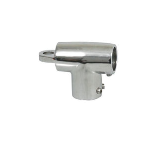 Winkel-Stück mit Auge rostfreier Stahl D=22mm 90°