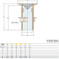 Guidi through-hull fitting with brass strainer