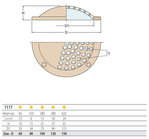 Guidi sieve brass