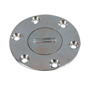 Foresti Lenzstopfen Messing verchromt – AD 55 mm / ID 20 mm