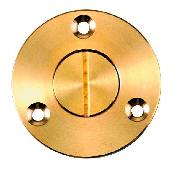 Lenzstopfen Messing AD=55mm ID=19mm Loch D=29mm