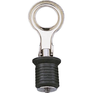 Lenzstopfen rostfreier Stahl für Lenzdurchlass ID=25mm mit Schnellverschluss