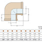 Guidi Rohrwinkel Innengewinde Bronze 90°