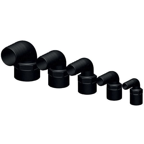 Trudesign Schlauchanschlussstutzen 90° mit Innengewinde – glasfaserverstärkter Polymer-Fitting