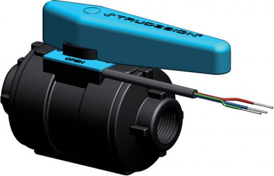 Trudesign Kugelventil mit elektrischer Zustandsüberwachung