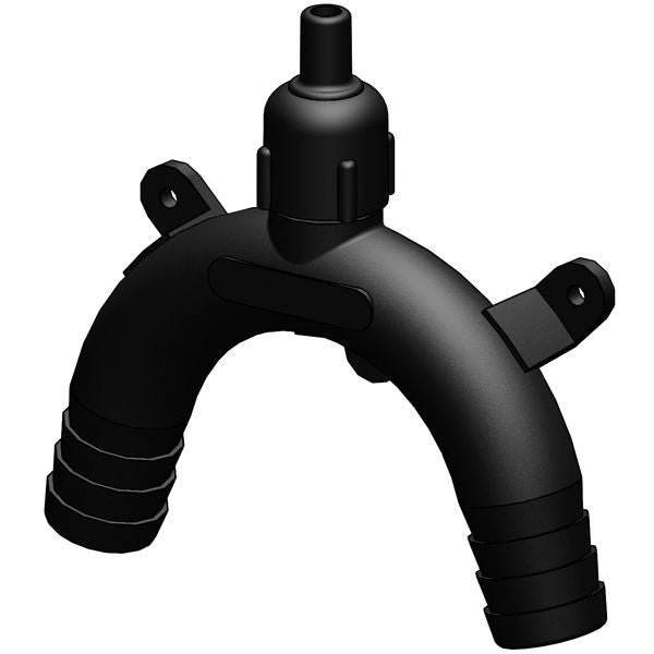 Trudesign Rohrbogen mit Entlüftung – glasfaserverstärkter Kunststoff-Fitting