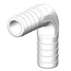 Trudesign 90° Schlauchverbinder weiß