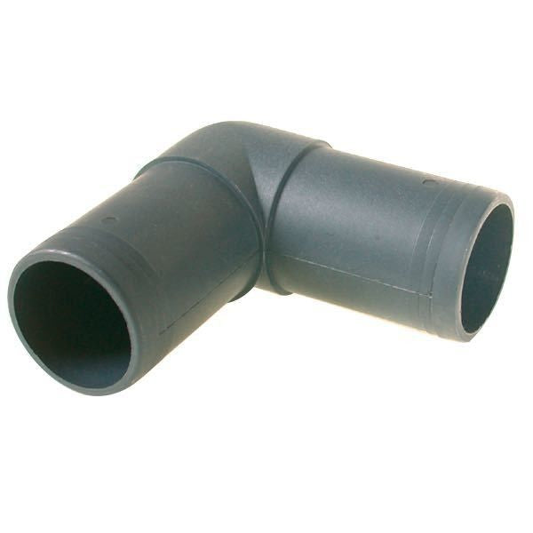 Rohrbogen Kunststoff 90° für Schlauch ID=38mm