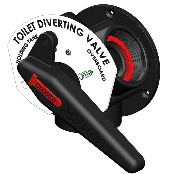 Trudesign Drei-Wege-Hahn für Fäkalientank schwarz