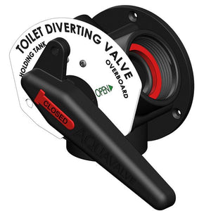 Trudesign Drei-Wege-Hahn für Fäkalientank schwarz