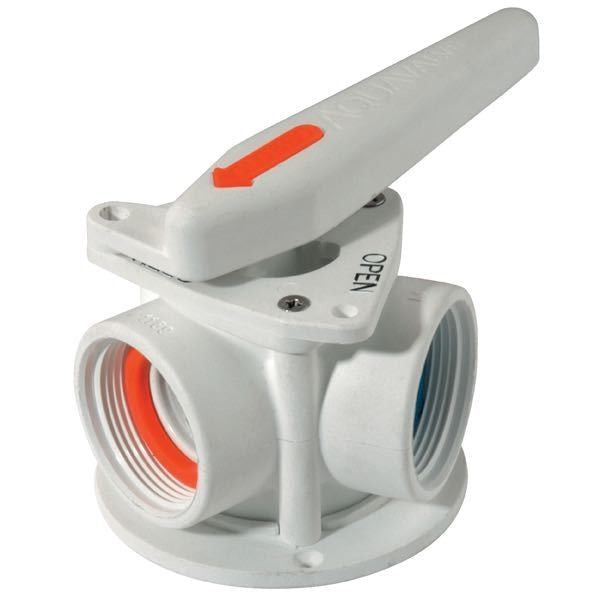 Trudesign Y-Ventil für Schmutzwassertank weiss