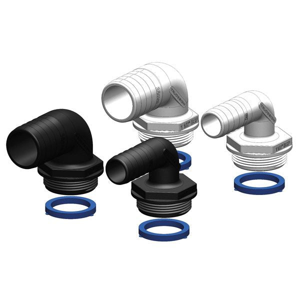 Schlauchanschluss-Stutzen für Aquavalve 90°