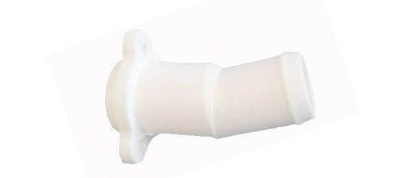 Jabsco Ablaufstutzen Kunststoff für elektrisches WC weiss
