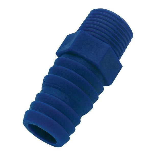 CANSB Schlauchanschlussstutzen Kunststoff 3/8″ – für Schlauch-ID 17 + 19 mm