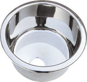 Waschbecken rostfreier Stahl rund D=36cm