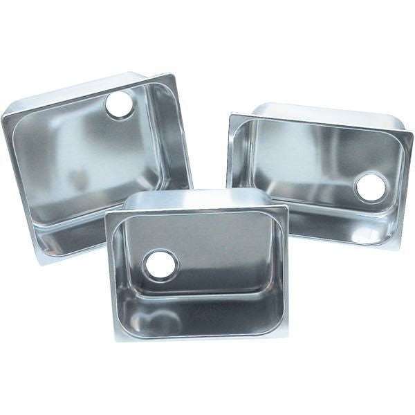 Wasch-/Spülbecken rostfreier Stahl 32x26x15cm