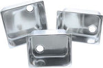 Wasch-/Spülbecken rostfreier Stahl 35x32x15cm