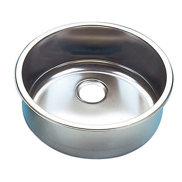 Waschbecken rostfreier Stahl rund D=30cm