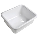 Waschbecken aus Kunststoff. 330x280x140mm weiss
