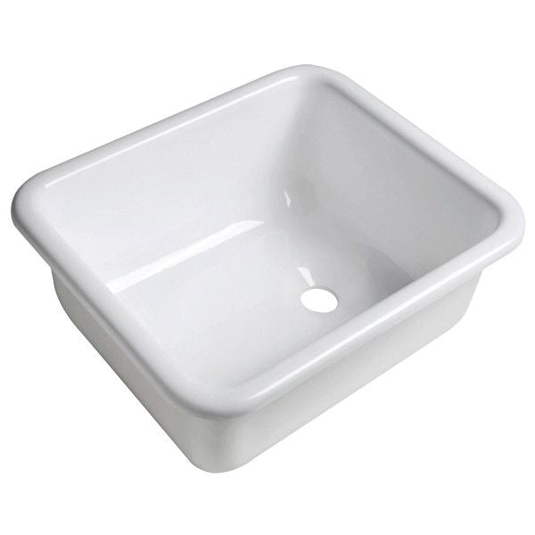 Waschbecken aus Kunststoff. 330x280x140mm weiss