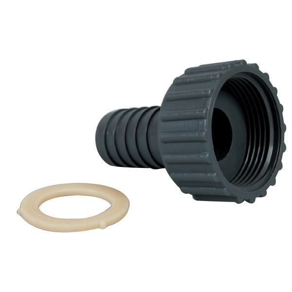 Schlauchanschluss Kunststoff D=1 für Schlauch ID=25mm