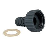 Schlauchanschluss Kunststoff D=1 für Schlauch ID=25mm
