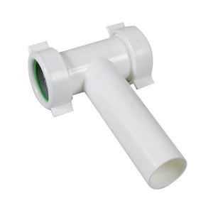Schlauchanschluss Kunststoff T-Stück 2x Gewinde D=32 für Schlauch ID=32mm