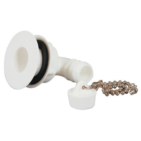 Waschbeckenablauf 90° mit Schlauchanschluss D=20mm