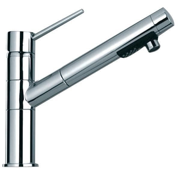 Wasserhahn mit Mischbatterie und ausziehbarem Schlauch