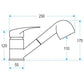 Nuova Rade mixer tap with extendable hose L=150cm