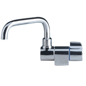 Barka Wasserhahn Typ 4600/1 – niedriger Einhebelmischer mit klappbarem Schwenkauslauf