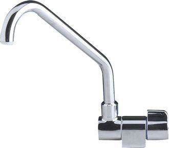 Barka Wasserhahn hochklappbar – verchromt mit Keramikventil