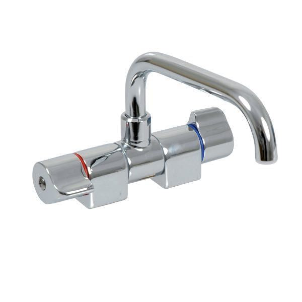 Wasserhahn mit Mischbatterie Messing verchromt Typ MR4600