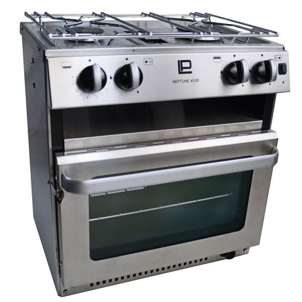 Neptune 4500 Gasherd 2-flammig mit Backofen und Grill – Marineküche in Kompaktform