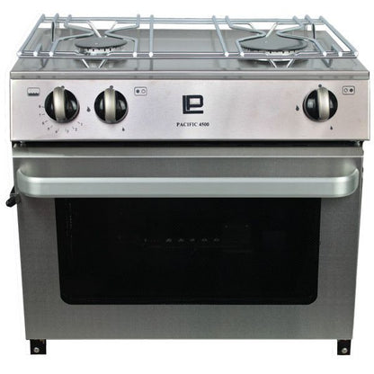 Neptune Pacific 4500 Gasherd 2-flammig mit Backofen – Marinequalität für die Bordküche