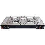 1852 Gaskocher 2-flammig für Gaskartusche