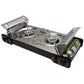 1852 2-burner gas stove for gas cartridge
