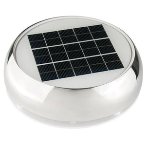 Marinco Solarlüfter mit aufladbaren Batterien rostfreier Stahl