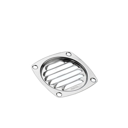 Roca Lüftungsgitter rostfreier Stahl L=82mm B=82mm