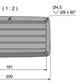 Roca Lüftungsgitter PVC – robuste Bordbelüftung 200 × 100 mm