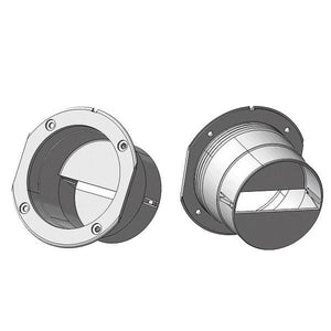 Schlauchanschluss für Lüftungsgitter70 oder 76mm