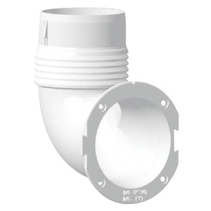 Nuova Rade Schlauchadapter 90° für Lüfter – Kunststoff