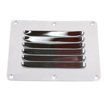 Lüfterblech rostfreier Stahl 125x115mm