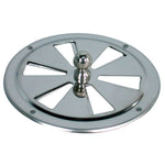 Lüfterblech verschliessbar rostfreier Stahl D=102mm